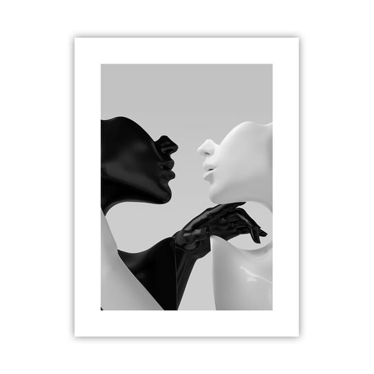 Obraz - Plakat - Przyciąganie – pożądanie - 30x40cm - Abstrakcja Manekin Posąg - Foto Plakaty na ścianę bez ramy - Plakat do Salonu Sypialni ARTTOR ARTTOR