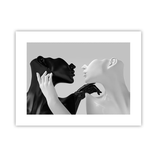 Obraz - Plakat - Przyciąganie – pożądanie - 40x30cm - Abstrakcja Manekin Posąg - Foto Plakaty na ścianę bez ramy - Plakat do Salonu Sypialni ARTTOR ARTTOR