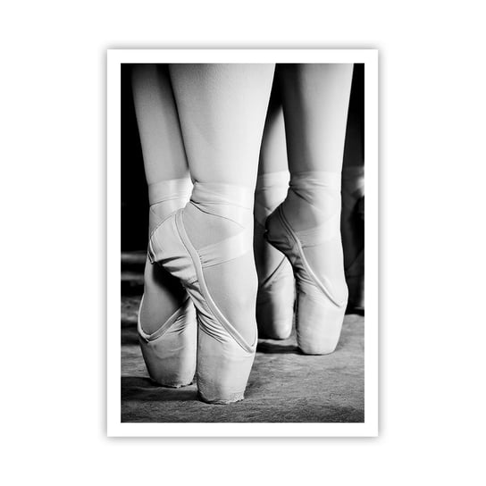 Obraz - Plakat - Razem, lekko - 70x100cm - Baletnica Balet Taniec - Foto Plakaty bez ramy na ścianę do Salonu Sypialni ARTTOR ARTTOR