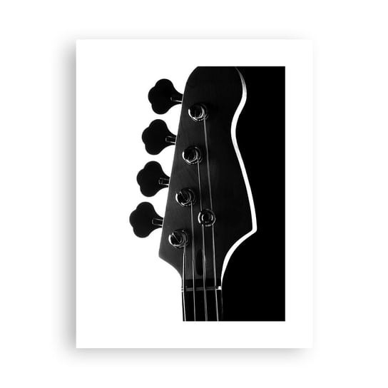 Obraz - Plakat - Rockowa cisza  - 30x40cm - Gitara Muzyka Nowoczesny - Foto Plakaty na ścianę bez ramy - Plakat do Salonu Sypialni ARTTOR ARTTOR