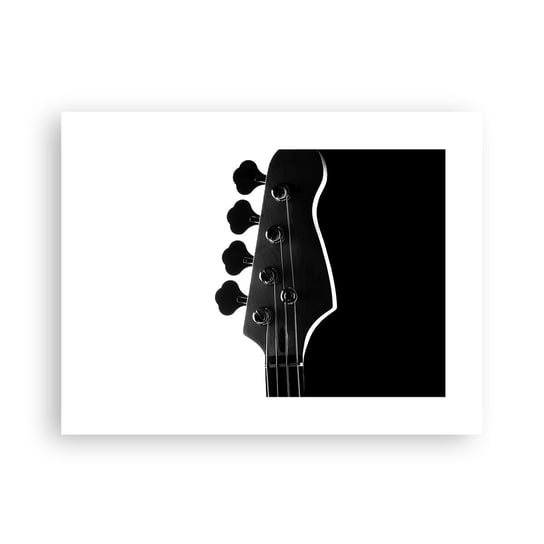 Obraz - Plakat - Rockowa cisza  - 40x30cm - Gitara Muzyka Nowoczesny - Foto Plakaty na ścianę bez ramy - Plakat do Salonu Sypialni ARTTOR ARTTOR