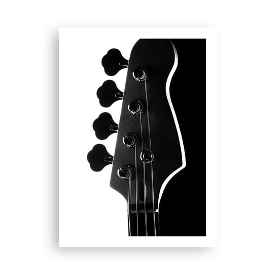 Obraz - Plakat - Rockowa cisza  - 50x70cm - Gitara Muzyka Nowoczesny - Nowoczesny modny obraz Plakat bez ramy do Salonu Sypialni ARTTOR ARTTOR