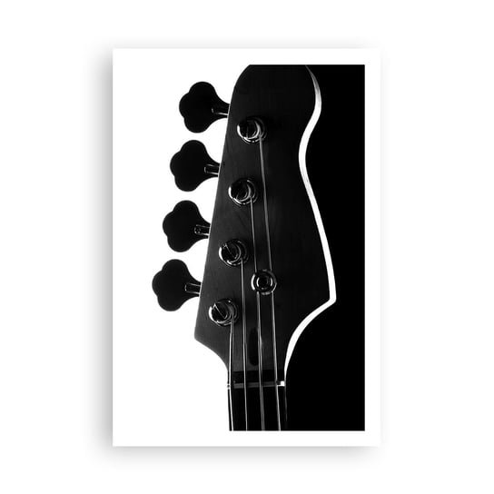 Obraz - Plakat - Rockowa cisza  - 61x91cm - Gitara Muzyka Nowoczesny - Foto Plakaty na ścianę bez ramy - Plakat do Salonu Sypialni ARTTOR ARTTOR