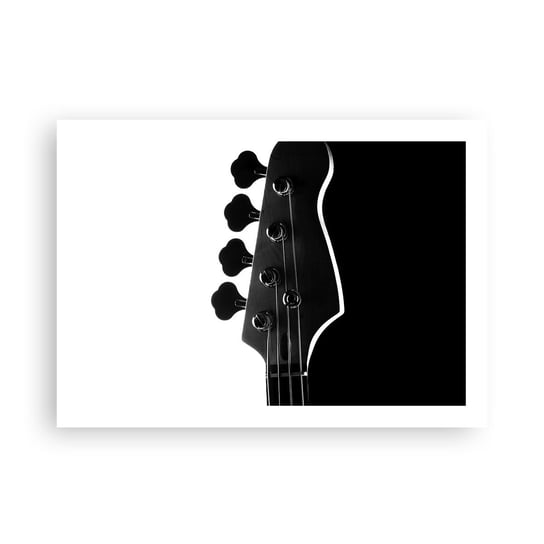 Obraz - Plakat - Rockowa cisza  - 70x50cm - Gitara Muzyka Nowoczesny - Nowoczesny modny obraz Plakat bez ramy do Salonu Sypialni ARTTOR ARTTOR