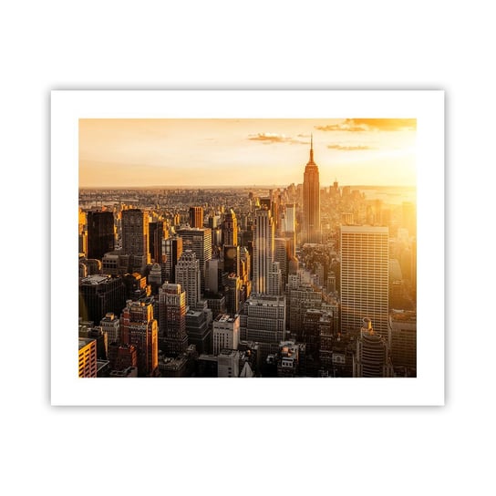 Obraz - Plakat - Rosnąc w słońcu - 50x40cm - Miasto Nowy Jork Architektura - Foto Plakaty bez ramy do Salonu Sypialni ARTTOR ARTTOR
