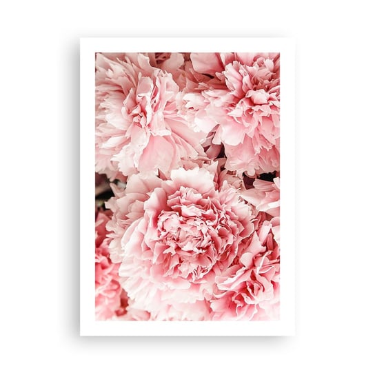 Obraz - Plakat - Różowe marzenie - 50x70cm - Kwiaty Piwonie Romantyzm - Nowoczesny modny obraz Plakat bez ramy do Salonu Sypialni ARTTOR ARTTOR