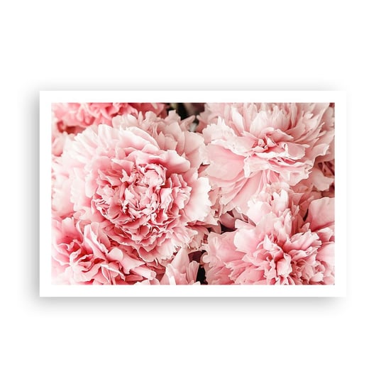 Obraz - Plakat - Różowe marzenie - 91x61cm - Kwiaty Piwonie Romantyzm - Foto Plakaty na ścianę bez ramy - Plakat do Salonu Sypialni ARTTOR ARTTOR