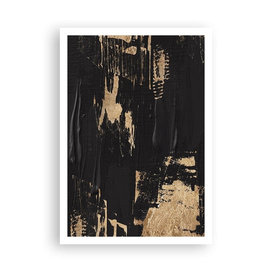 Obraz - Plakat - Ślad dotyku - 70x100cm - Abstrakcja Sztuka Art Deco - Foto Plakaty bez ramy na ścianę do Salonu Sypialni ARTTOR ARTTOR