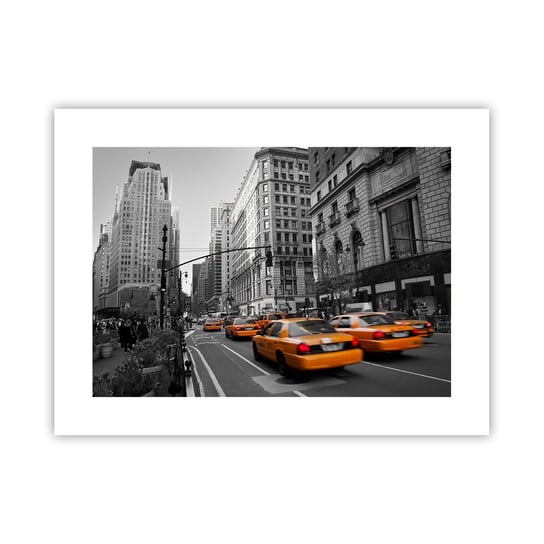 Obraz - Plakat - Słońca wielkiego miasta - 40x30cm - Miasto Nowy Jork Manhattan - Foto Plakaty na ścianę bez ramy - Plakat do Salonu Sypialni ARTTOR ARTTOR