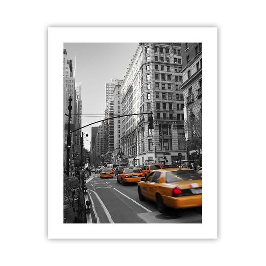 Obraz - Plakat - Słońca wielkiego miasta - 40x50cm - Miasto Nowy Jork Manhattan - Foto Plakaty bez ramy do Salonu Sypialni ARTTOR ARTTOR