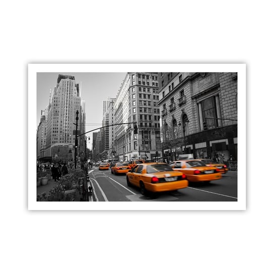 Obraz - Plakat - Słońca wielkiego miasta - 91x61cm - Miasto Nowy Jork Manhattan - Foto Plakaty na ścianę bez ramy - Plakat do Salonu Sypialni ARTTOR ARTTOR