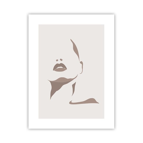 Obraz - Plakat - Stworzona ze światła i cienia - 30x40cm - Twarz Kobiety Kobieta Sztuka - Foto Plakaty na ścianę bez ramy - Plakat do Salonu Sypialni ARTTOR ARTTOR