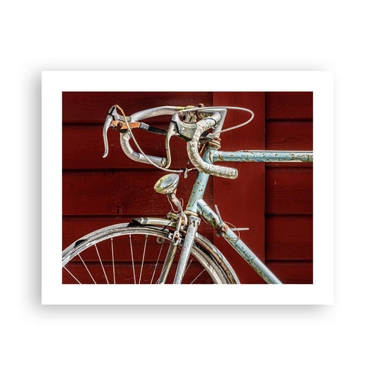 Obraz - Plakat - Stworzony do zwycięstw - 50x40cm - Rower Retro Kolarstwo - Foto Plakaty bez ramy do Salonu Sypialni ARTTOR ARTTOR