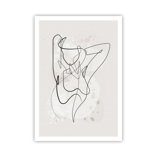 Obraz - Plakat - Sztuka uwodzenia - 70x100cm - Kobieta Grafika Sztuka - Foto Plakaty bez ramy na ścianę do Salonu Sypialni ARTTOR ARTTOR