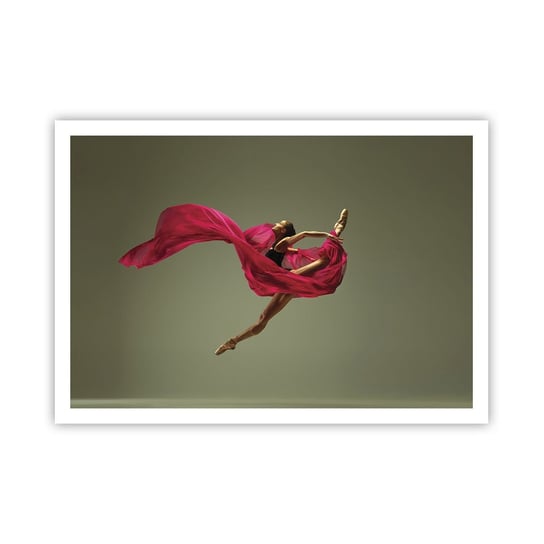 Obraz - Plakat - Tańczący płomień - 100x70cm - Tancerka Baletnica Balet - Foto Plakaty bez ramy na ścianę do Salonu Sypialni ARTTOR ARTTOR