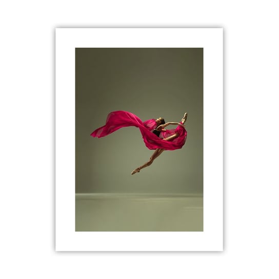 Obraz - Plakat - Tańczący płomień - 30x40cm - Tancerka Baletnica Balet - Foto Plakaty na ścianę bez ramy - Plakat do Salonu Sypialni ARTTOR ARTTOR