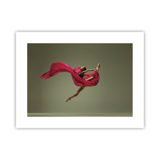 Obraz - Plakat - Tańczący płomień - 40x30cm - Tancerka Baletnica Balet - Foto Plakaty na ścianę bez ramy - Plakat do Salonu Sypialni ARTTOR ARTTOR