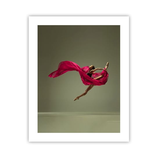 Obraz - Plakat - Tańczący płomień - 40x50cm - Tancerka Baletnica Balet - Foto Plakaty bez ramy do Salonu Sypialni ARTTOR ARTTOR