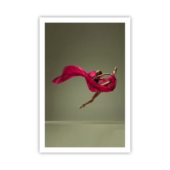 Obraz - Plakat - Tańczący płomień - 61x91cm - Tancerka Baletnica Balet - Foto Plakaty na ścianę bez ramy - Plakat do Salonu Sypialni ARTTOR ARTTOR