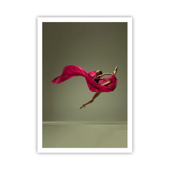 Obraz - Plakat - Tańczący płomień - 70x100cm - Tancerka Baletnica Balet - Foto Plakaty bez ramy na ścianę do Salonu Sypialni ARTTOR ARTTOR