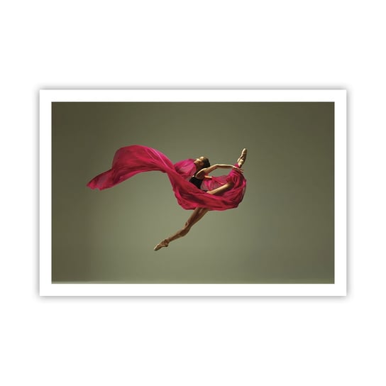 Obraz - Plakat - Tańczący płomień - 91x61cm - Tancerka Baletnica Balet - Foto Plakaty na ścianę bez ramy - Plakat do Salonu Sypialni ARTTOR ARTTOR