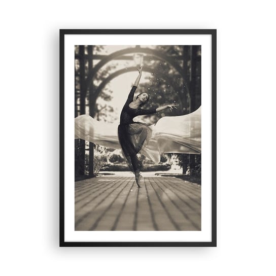 Obraz - Plakat - Taniec ducha ogrodu - 50x70cm - Baletnica Taniec Balet - Nowoczesny modny obraz Plakat czarna rama ARTTOR ARTTOR