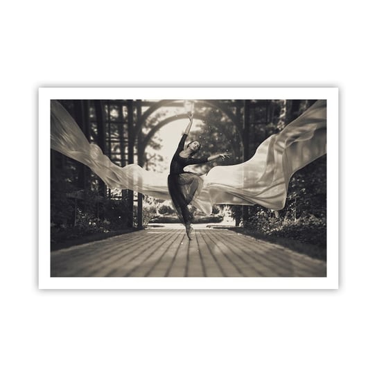 Obraz - Plakat - Taniec ducha ogrodu - 91x61cm - Baletnica Taniec Balet - Foto Plakaty na ścianę bez ramy - Plakat do Salonu Sypialni ARTTOR ARTTOR