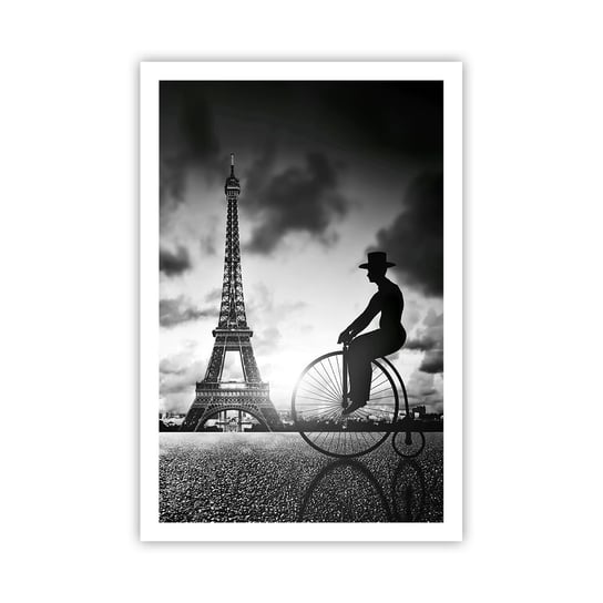 Obraz - Plakat - Tęsknota do Belle Epoque - 61x91cm - Paryż Miasto Vintage - Foto Plakaty na ścianę bez ramy - Plakat do Salonu Sypialni ARTTOR ARTTOR