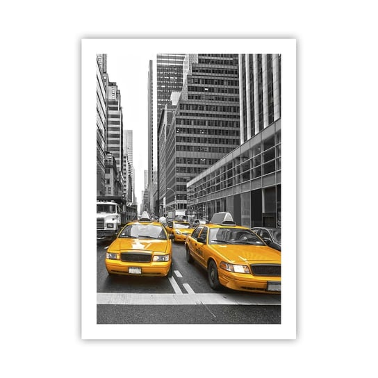 Obraz - Plakat - To my ubarwiamy miasto - 50x70cm - Miasto Nowy Jork Architektura - Nowoczesny modny obraz Plakat bez ramy do Salonu Sypialni ARTTOR ARTTOR