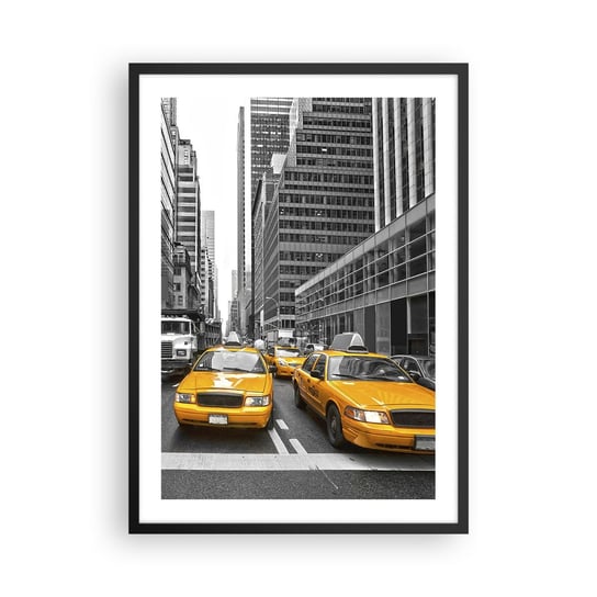 Obraz - Plakat - To my ubarwiamy miasto - 50x70cm - Miasto Nowy Jork Architektura - Nowoczesny modny obraz Plakat czarna rama ARTTOR ARTTOR