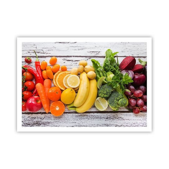 Obraz - Plakat - To nie wystarczy? - 100x70cm - Gastronomia Owoce Warzywa - Foto Plakaty bez ramy na ścianę do Salonu Sypialni ARTTOR ARTTOR