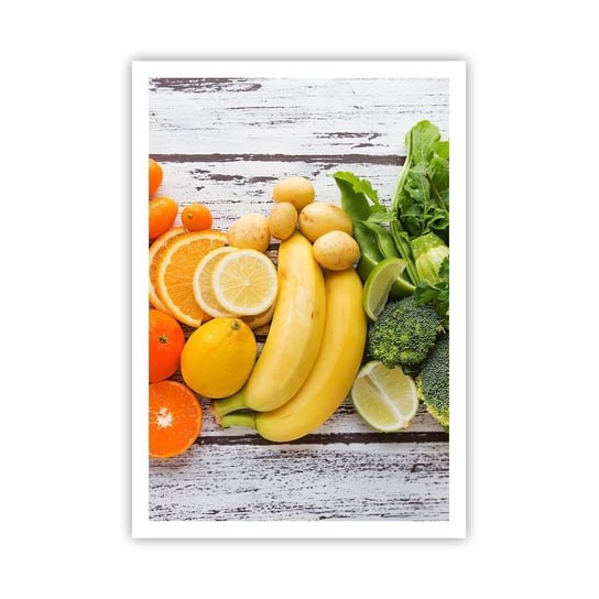 Obraz - Plakat - To nie wystarczy? - 70x100cm - Gastronomia Owoce Warzywa - Foto Plakaty bez ramy na ścianę do Salonu Sypialni ARTTOR ARTTOR