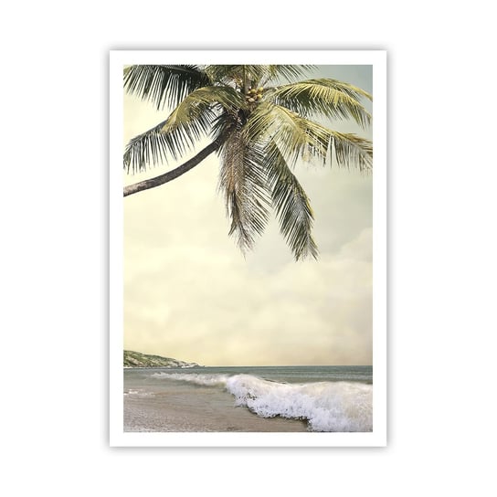 Obraz - Plakat - Tropikalne marzenie - 70x100cm - Krajobraz Plaża Morze - Foto Plakaty bez ramy na ścianę do Salonu Sypialni ARTTOR ARTTOR