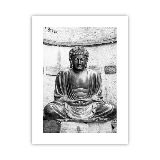 Obraz - Plakat - U źródeł spokoju - 30x40cm - Budda Posąg Buddy Azja - Foto Plakaty na ścianę bez ramy - Plakat do Salonu Sypialni ARTTOR ARTTOR