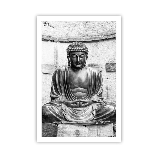 Obraz - Plakat - U źródeł spokoju - 61x91cm - Budda Posąg Buddy Azja - Foto Plakaty na ścianę bez ramy - Plakat do Salonu Sypialni ARTTOR ARTTOR