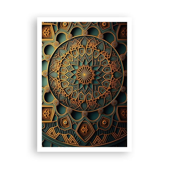 Obraz - Plakat - W arabskim klimacie - 70x100cm - Mozaika Arabski Ozdoby - Foto Plakaty bez ramy na ścianę do Salonu Sypialni ARTTOR ARTTOR