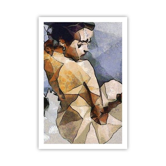 Obraz - Plakat - W duchu kubizmu - 61x91cm - Grafika Kobieta Ciało Kobiety - Foto Plakaty na ścianę bez ramy - Plakat do Salonu Sypialni ARTTOR ARTTOR