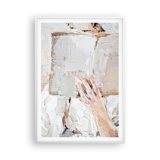 Obraz - Plakat - W innym świecie - 70x100cm - Sztuka Książka Minimalizm - Foto Plakaty w ramie koloru białego do Salonu Sypialni ARTTOR ARTTOR