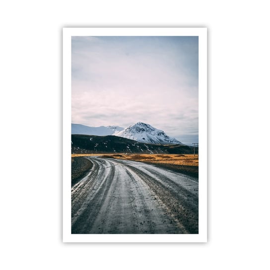 Obraz - Plakat - W islandzkim klimacie - 61x91cm - Krajobraz Góry Islandia - Foto Plakaty na ścianę bez ramy - Plakat do Salonu Sypialni ARTTOR ARTTOR