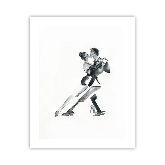 Obraz - Plakat - W jednym rytmie - 40x50cm - Tango Taniec Tancerz - Foto Plakaty bez ramy do Salonu Sypialni ARTTOR ARTTOR