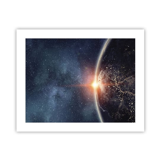 Obraz - Plakat - W nowej perspektywie - 50x40cm - Kosmos Galaktyka Wszechświat - Foto Plakaty bez ramy do Salonu Sypialni ARTTOR ARTTOR