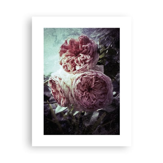 Obraz - Plakat - W romantycznym klimacie - 30x40cm - Kwiaty Vintage Bukiet - Foto Plakaty na ścianę bez ramy - Plakat do Salonu Sypialni ARTTOR ARTTOR