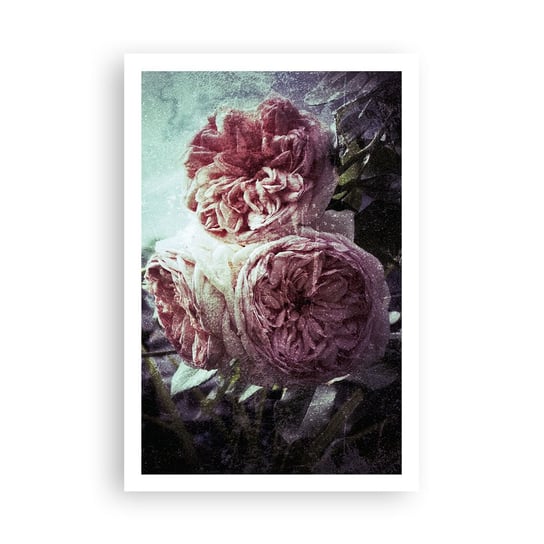 Obraz - Plakat - W romantycznym klimacie - 61x91cm - Kwiaty Vintage Bukiet - Foto Plakaty na ścianę bez ramy - Plakat do Salonu Sypialni ARTTOR ARTTOR