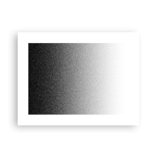 Obraz - Plakat - W stronę światła - 40x30cm - Czarno-Biały Abstrakcja Gradient - Foto Plakaty na ścianę bez ramy - Plakat do Salonu Sypialni ARTTOR ARTTOR