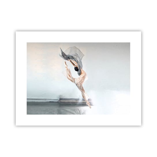 Obraz - Plakat - W tanecznym uniesieniu - 40x30cm - Baletnica Taniec Balet - Foto Plakaty na ścianę bez ramy - Plakat do Salonu Sypialni ARTTOR ARTTOR