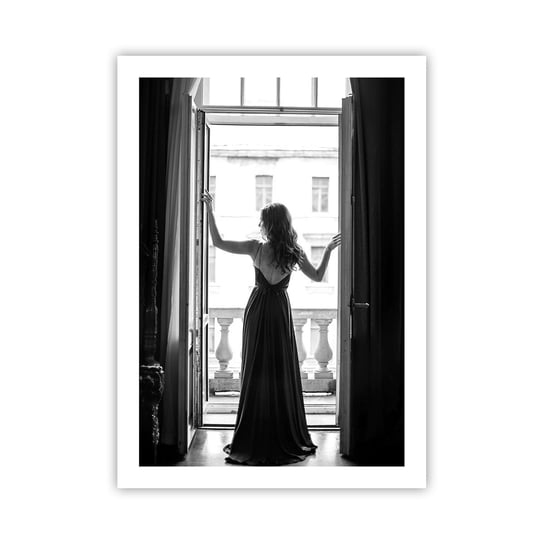 Obraz - Plakat - W wielkim stylu - 50x70cm - Kobieta Moda Modelka - Nowoczesny modny obraz Plakat bez ramy do Salonu Sypialni ARTTOR ARTTOR