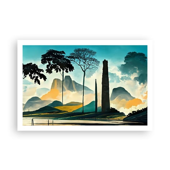 Obraz - Plakat - Wciąż wyżej i wyżej - 91x61cm - Pejzaż Brazylia Góry - Foto Plakaty na ścianę bez ramy - Plakat do Salonu Sypialni ARTTOR ARTTOR