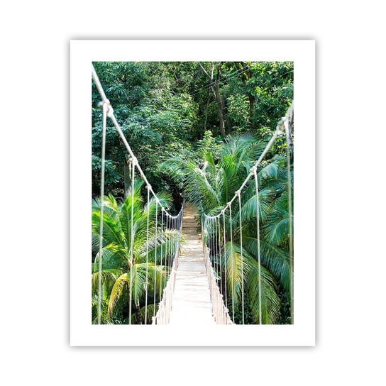 Obraz - Plakat - Welcome to the jungle! - 40x50cm - Krajobraz Dżungla Honduras - Foto Plakaty bez ramy do Salonu Sypialni ARTTOR ARTTOR