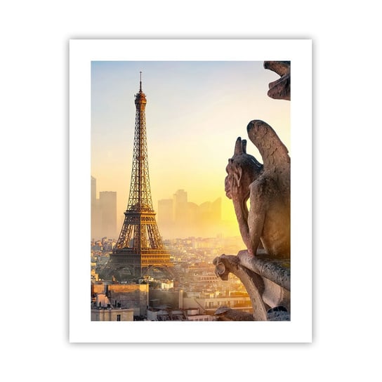 Obraz - Plakat - Wiele się zmieniło… - 40x50cm - Miasto Wieża Eiffla Paryż - Foto Plakaty bez ramy do Salonu Sypialni ARTTOR ARTTOR