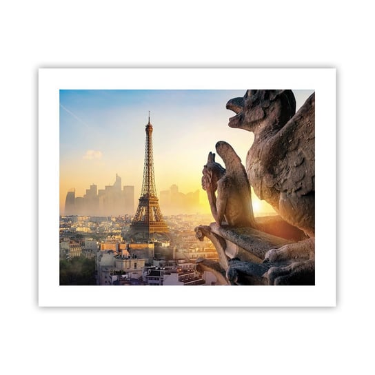 Obraz - Plakat - Wiele się zmieniło… - 50x40cm - Miasto Wieża Eiffla Paryż - Foto Plakaty bez ramy do Salonu Sypialni ARTTOR ARTTOR